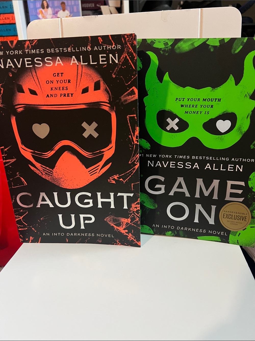 Navessa Allen Caught Up & Game On Sprayed Edge Book Bundle
